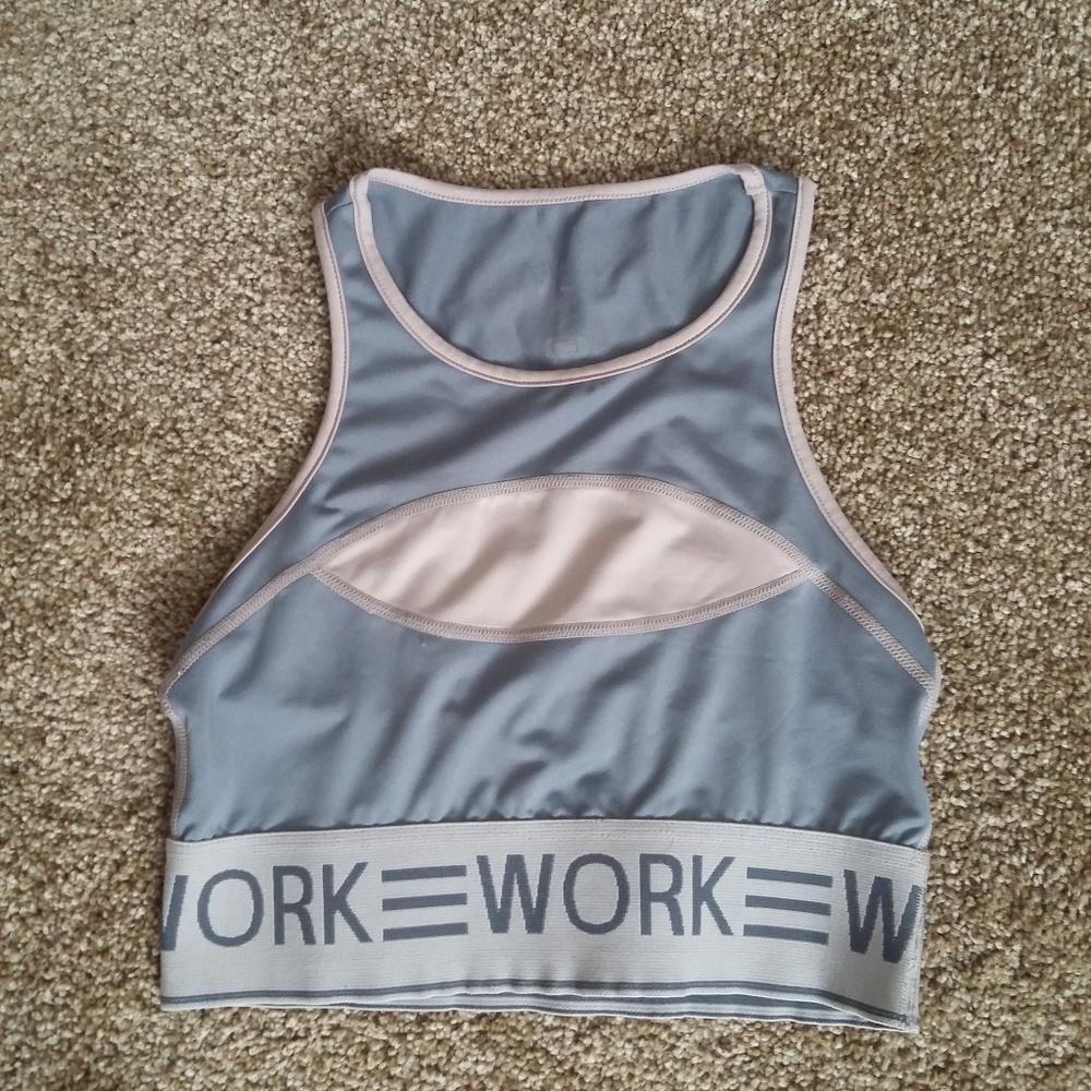 NLY Sport Magic Tone Sports Bra Workout Racerback - Picture 3 of 5